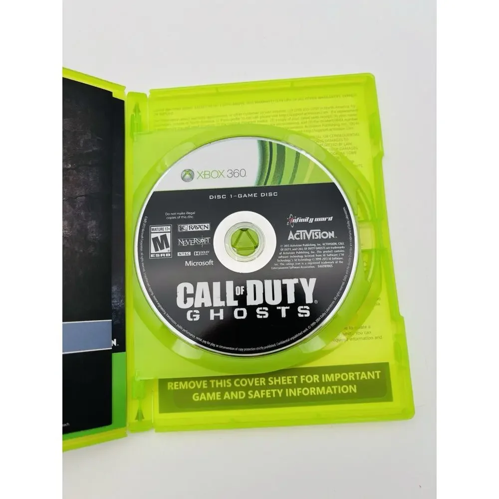 Call of Duty Ghosts Xbox 360 Game 2013 CIB Tested Works VG Condition